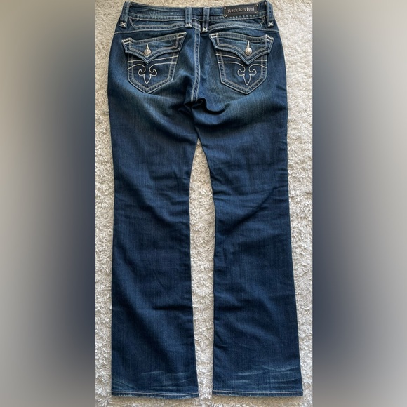 ROCK REVIVAL CHRISSIE BOOT JEANS SZ 32 - Picture 5 of 15